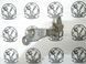 Петля двери задней правой нижняя Ford Focus '04-'11/C-Max '03-'10/Kuga '08-'12