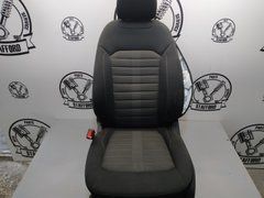 Сидение переднее левое с боков. сработавш. Airbag, с эл. подогревом, электр. регул. под чистку черн. ткань. Ford Edge '16-