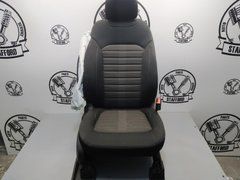 Сидение переднее правое с боков. сработавш. Airbag, по эл. подогревом, электр. регул. под чистку черн. ткань. Ford Edge '16-