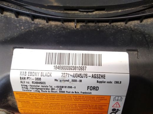 Подушка безпеки AirBag передня нижня ліва Ford Mondeo '07-'14