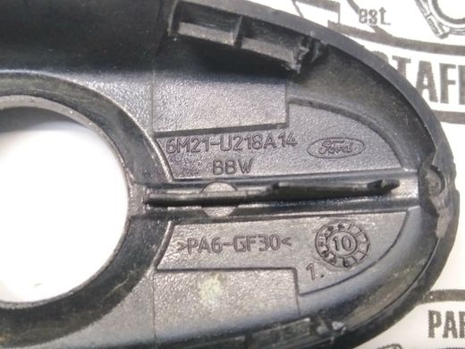 Заглушка ручки зовнішньої дверей передньої водійської чорна JAYC Ford Mondeo '07-'11/S-Max '06-'11